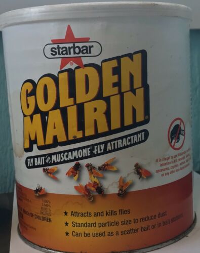 Golden Malrin Fly Bait Methomyl 1/2 Pound Repackaged Danger: Kills Raccoons