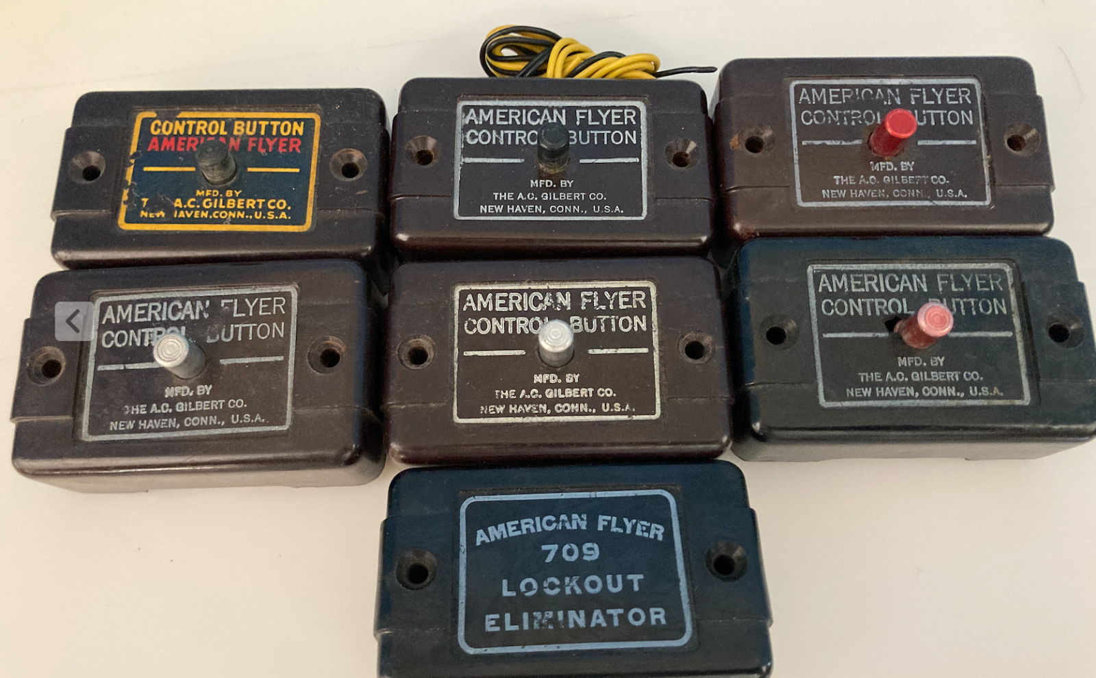 American Flyer S Gauge Control Buttons
