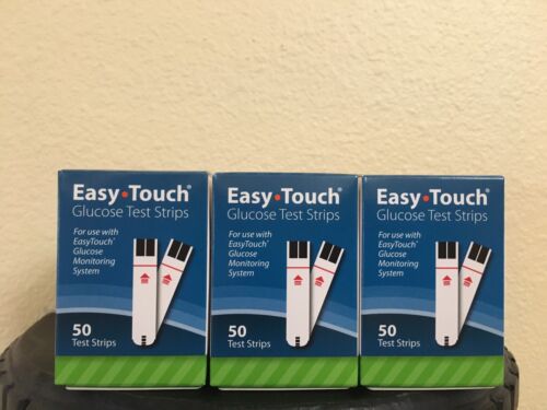 Easy Touch Blood Glucose Test Strips Box Of 150 Ct 3 Boxes Freaky Fast Shipping