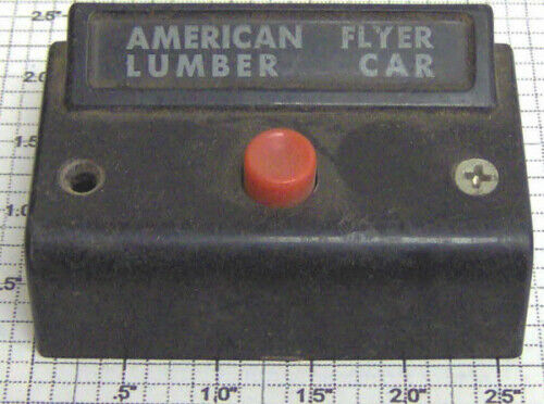 American Flyer Xa10961-l S Scale Lumber Car Control Button