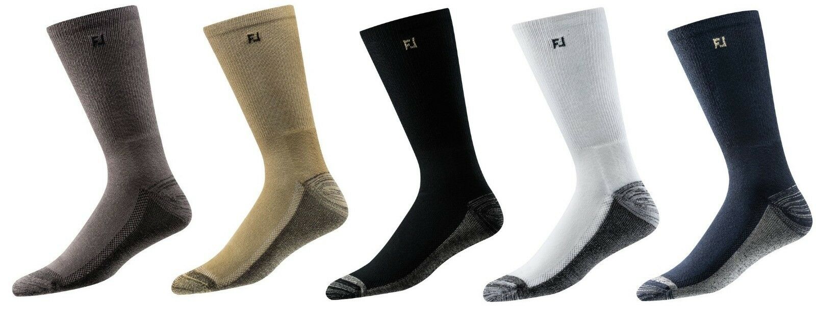 New Mens Footjoy Prodry Crew Solid Golf Socks, Pick A Color, One Pair, Size 7-12